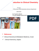 Clinical Biochemistry - Fifth Year