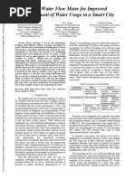 N Sushma Smart Water Flow Meter For Improved