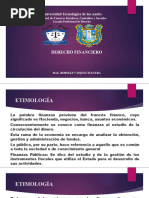 Derecho Presupuestario y Financiero