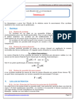 Bases de La Dynamique Cours