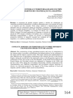 Conflitos Fronteiras e Territorialidades