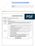 DP Auxiliar de Administracion y Cobranza