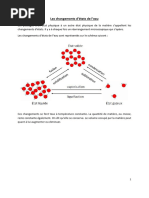Cours Les Changements D Etats de L Eau