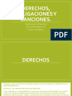 Derechos, Obligaciones y Sanciones