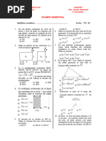 Examen de Geometría 4°