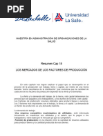 Resumen Cap18 LOS MERCADOS DE LOS FACTORES DE PRODUCCIÓN