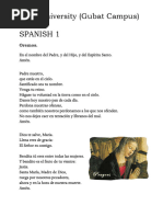 Bu Spanish 1