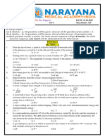 NEET GT - 1 Question Paper