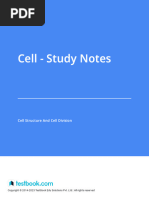 Cell - Study Notes