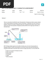 Myp 4 Criteria B and C Summative Assessment