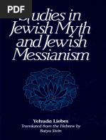 (SUNY Series in Judaica) Yehuda Liebes, Batya Stein (Transl.) - Studies in Jewish Myth and Jewish Messianism (1992, State University of New York Press) - Libgen - Li