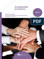 Organización Empresarial y de Recursos Humanos