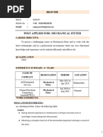 Resume - Sanjay - Docx Fitter