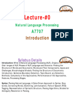 NLP Lect Unit I