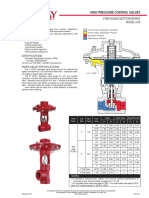 Kimray - High Pressure Control Valves Cut Sheets