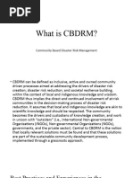 What Is CBDRM