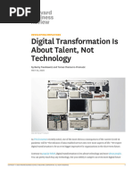 Digital Transformation Is About Talent, Not Technology