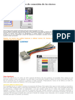 Identifica Los Cables de Conexión de Tu Stereo