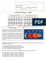 Prova - Geografia - 1°ano