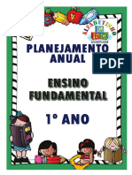 Planejamento Anual 1° Ano