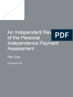 Pip Assessment First Independent Review