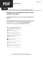 Desafos para La Investigacin Sobre El Cambio Climtico en Ecuador - 2017 - Taylor and Francis LTD Michaelwagreichunivieacat