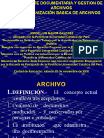 La Organizacion Basica de Archivos Tramite Documentario y Gestión de Archivos