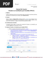 MAUS-74-01 Pensión No Contributiva Por Invalidez (PNCIL)