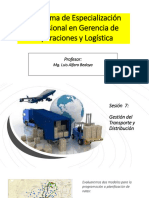 Sesión 7 Gestión de Transporte y Distribución