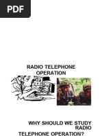 Radio Telephone Operation Basic Camp Tinio