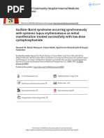 Guillain Barr Syndrome Occurring Synchronously With Systemic Lupus Erythematosus As Initial Manifestation Treated Successfully With Low Dose