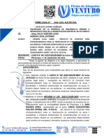 Ing. Jhon Aldo Aquino Quiñones Encargado de La Gerencia de Desarrollo Urbano E Infraestructura de La Municipalidad Distrital de Pilcomayo