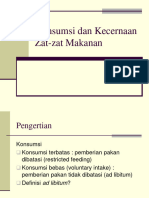 Minggu Ke 5 - Konsumsi Dan Kecernaan Zat-Zat Makanan