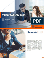 BROCHURE - ESPECIALIZACION EN TRIBUTACION 2023 - Vsfinal