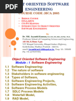 Chapter 1 Object Oriented Software Engineering and System Design