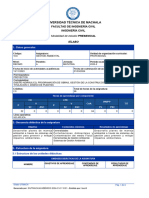 Syllabus de Gestión Ambiental