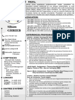 Curriculum Vitae Siham GHRIEB