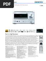 Network CD Receiver: Feel It in High Resolution