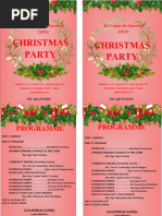 Christmas Party Program