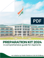 Preparation Kit 2024 - IIM Shillong