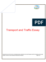 Traffic Essays