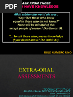 Extra-Oral Assessment 2