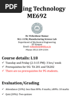 Lecture 2 and 3 - ME692 - Welding Technology