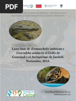 Línea Base Cocodrilo de Guayaquil y Tortuga Carey