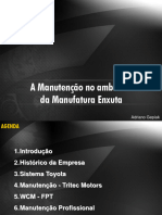 Case Manutenção Na Manufatura Enxuta - Seminario de Manutencao ABRAMAN SC