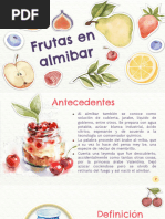 Investigación Sobre Frutas en Almibar