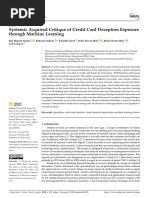 Systemic Acquired Critique of Credit Card - 2022 - Journal of Open Innovation T