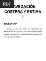 Cartelera Navegación Costera y Estima I