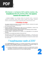 Documento para El Debate de Las 7 Transformaciones. Cocineras y Cocineros de La Patria.