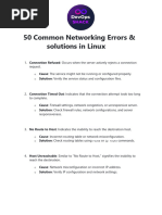 Network Errors Linux